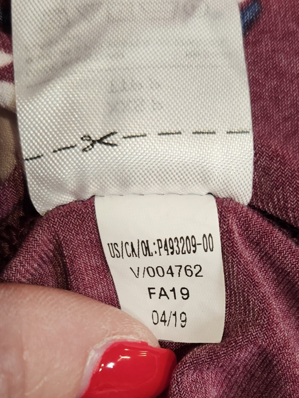 Banana Republic Women's XXSP Burgundy Floral Twist-Front Asymmetrical Dress - Picture 7 of 11